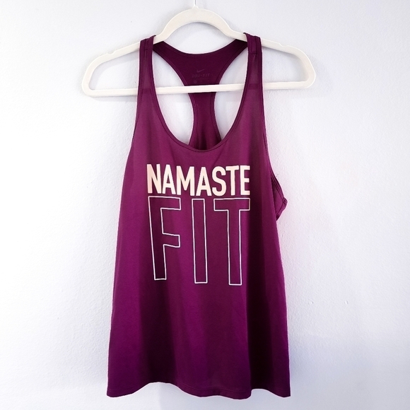 Nike Namaste Fit Athletic Tank Top M - Picture 1 of 6